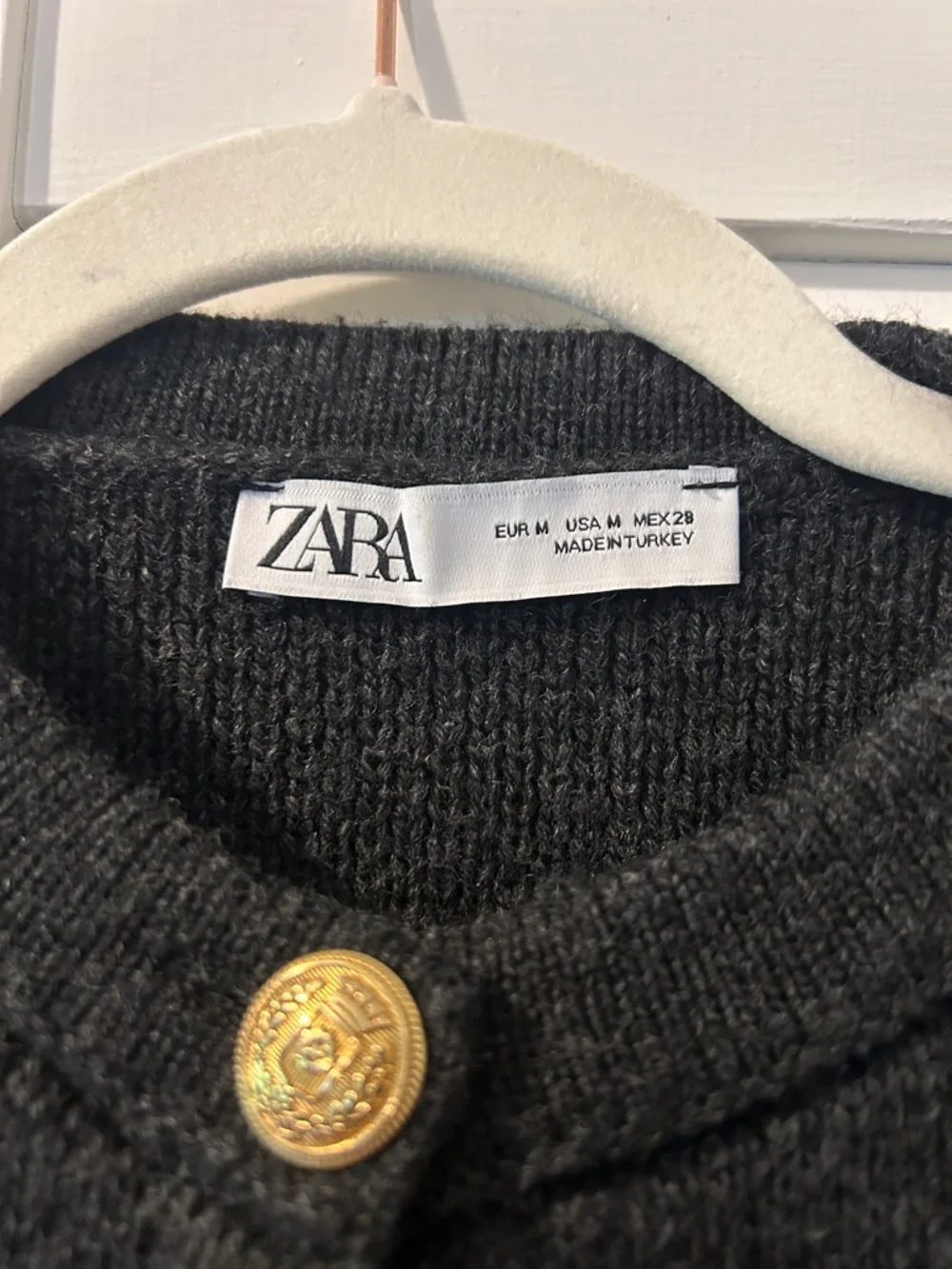 Zara cardigan | dark grey - Picture 2 of 5